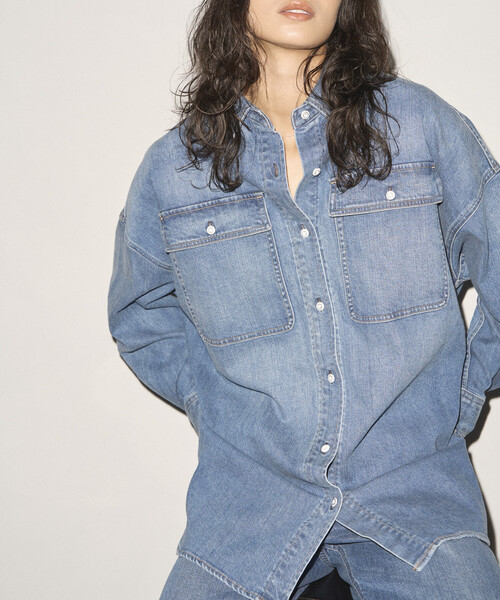 Healthy denim（ヘルシーデニム） ブラウス シャツ Almond / ビッグ