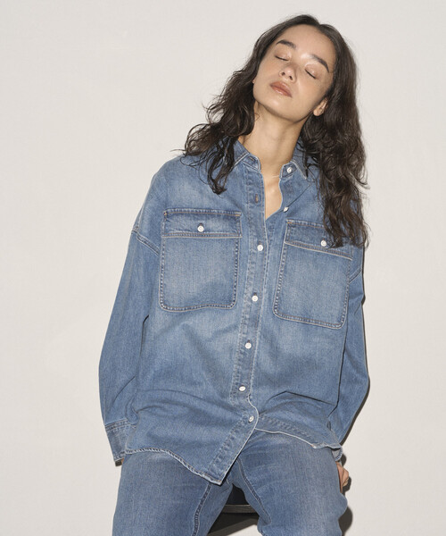 Healthy denim（ヘルシーデニム） ブラウス シャツ Almond / ビッグ