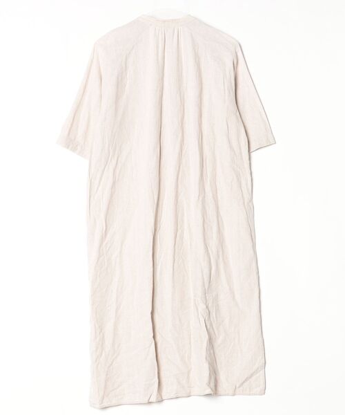 「NOMBRE IMPAIR」 半袖ワンピース FREE ベージュ レディース_画像2