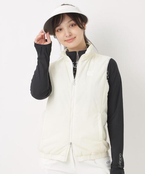 コート アウター パデッドジップベスト レディース WEB限定】ジップ 