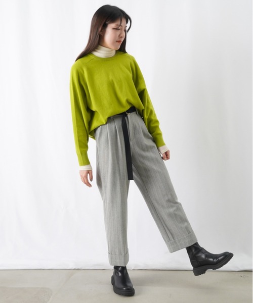 「malla」 スラックス 38(M) グレー レディース_画像7