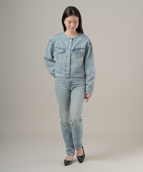 【LEVI'S】リーバイス デニムジャケット XS レディース Levi's（リーバイス） デニムジャケット gジャン SHRUNKEN 90S