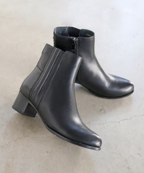 モードカオリ＊黒＊ショートブーツ＊25＊未使用 MODE KAORI（モードカオリ） ショートブーツ 25cm ブラック レディース