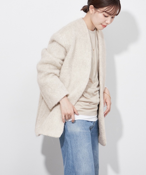 plage（プラージュ） 「R'IAM PLAGE」ノーカラージャケット 38