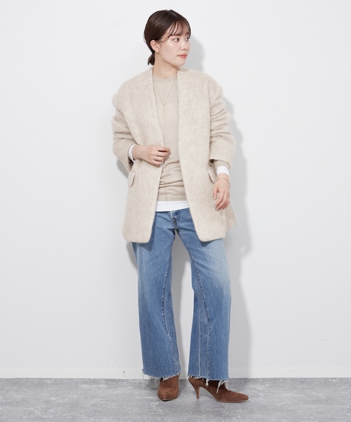 plage（プラージュ） 「R'IAM PLAGE」ノーカラージャケット 38