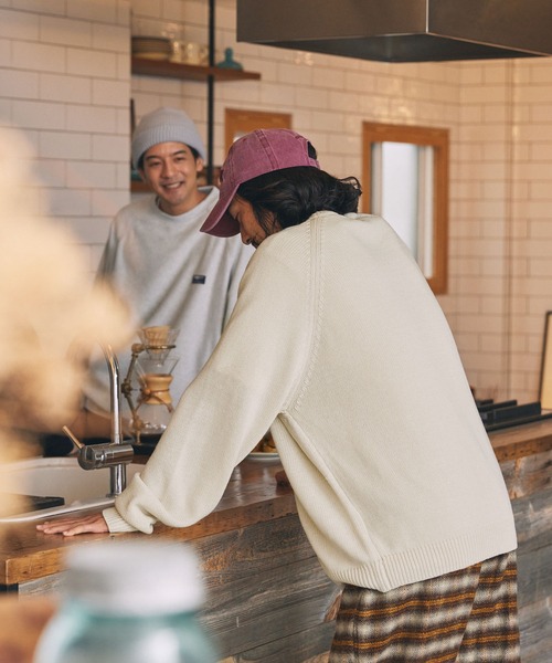 「THE CRAFT CREW PRODUCTS」 長袖ニット L ブラック メンズ_画像6