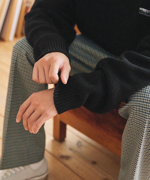 「THE CRAFT CREW PRODUCTS」 長袖ニット L ブラック メンズ_画像9