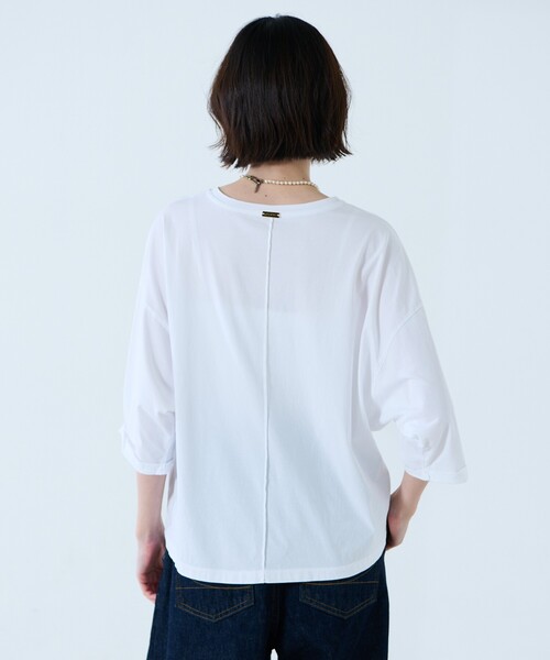 MICA&amp;DEAL マイカアンドディール　英字ロゴ　日本製　Tシャツ　ホワイト MICA&DEAL（マイカアンドディール） tシャツ 別注「MICA＆DEAL /マイカ