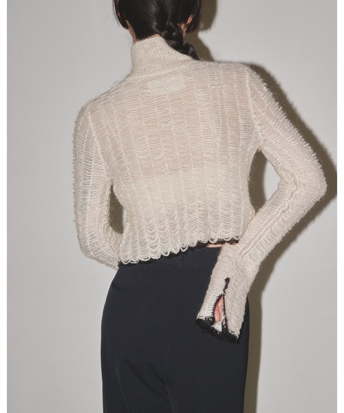 「TODAYFUL」 ニットカーディガン FREE アイボリー レディース_画像8