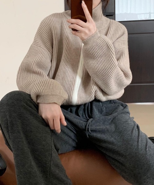 「DIAVEL」 ニットカーディガン M ピンク レディース_画像6