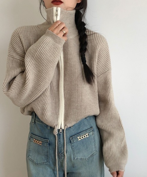 「DIAVEL」 ニットカーディガン M ピンク レディース_画像7