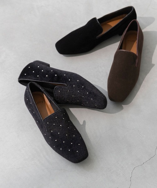 「welleg」 シューズ 21.5cm ダークブラウン レディース_画像8