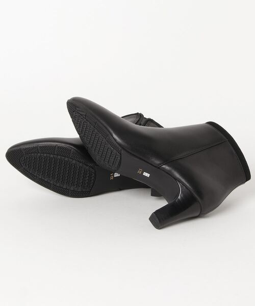 「Piedi Nudi」 ショートブーツ 23.0cm ダークブラウン レディース_画像2