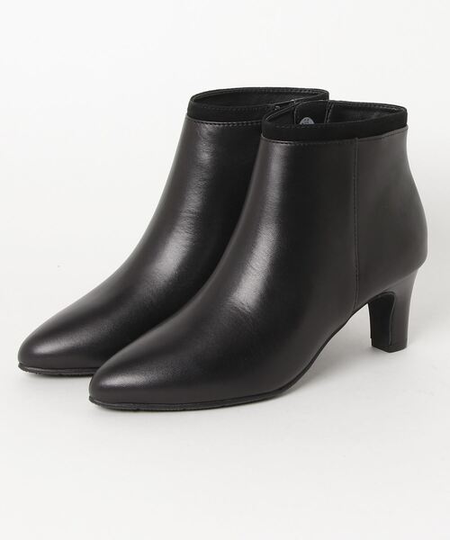 「Piedi Nudi」 ショートブーツ 23.0cm ダークブラウン レディース_画像3