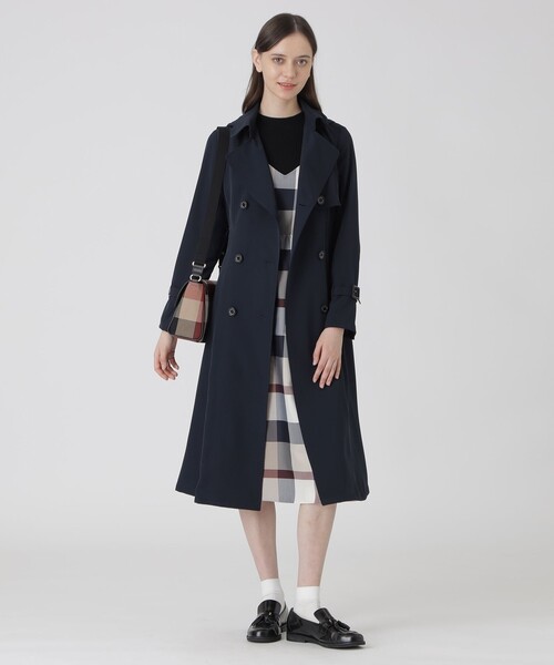 ショルダーバッグ バッグ クレストブリッジチェックキャンバスかぶせショルダー レディースの画像