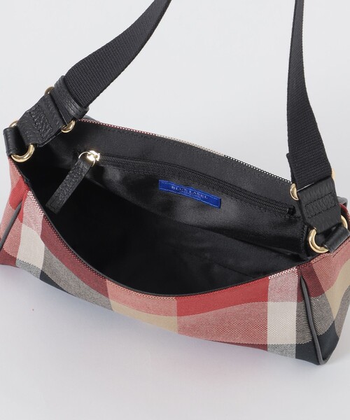 ショルダーバッグ バッグ クレストブリッジチェックキャンバスかぶせショルダー レディースの画像