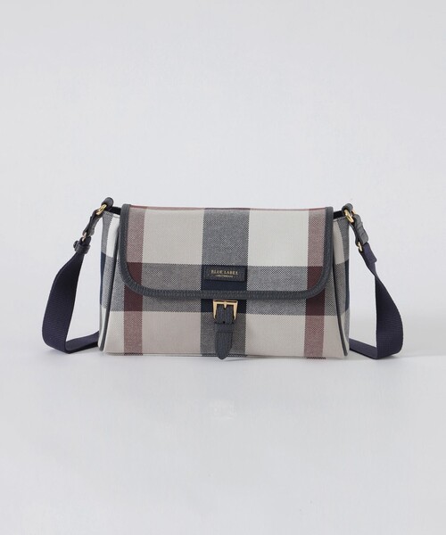 BURBERRY　クレストブリッジ　チェックキャンバス2WAYショルダー　新品 パーシャルクレストブリッジチェックキャンバス2WAYショルダー（バッグ