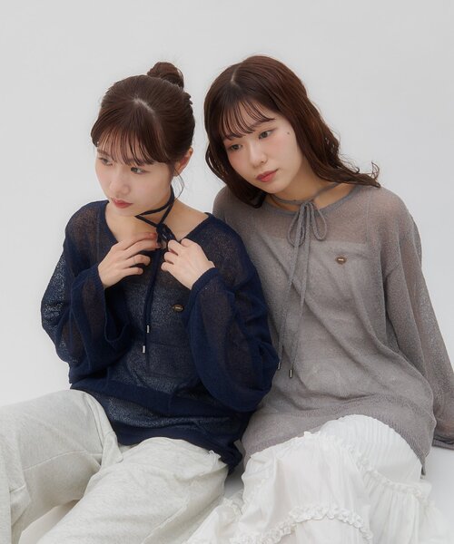 Discoat（ディスコート） ニット セーター 「umm./5色展開」チョーカー