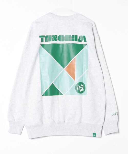 トレーナー スウェット TANGRAM×PGC CREW SWEAT メンズの画像