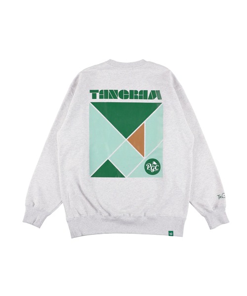 トレーナー スウェット TANGRAM×PGC CREW SWEAT メンズの画像