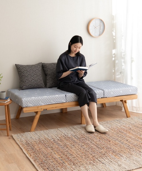 EMOOR（エムール） 家具 予約品 天然竹の折りたたみすのこベッド