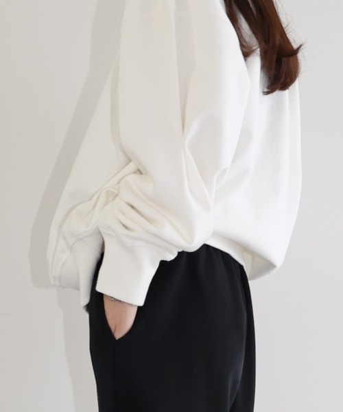 「ANME」 スウェットカットソー L ブラウン レディース_画像7