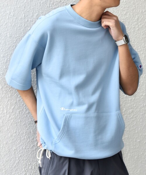 SCOTCLUB購入⭐︎2026SS Vin ワッペン＆刺繍スウェットプルオーバー Champion（チャンピオン） tシャツ 「SHIPS any別注」Champion: ロゴ