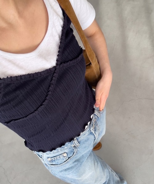 CANAL JEAN（キャナルジーン） キャミソール HARING レーストリム