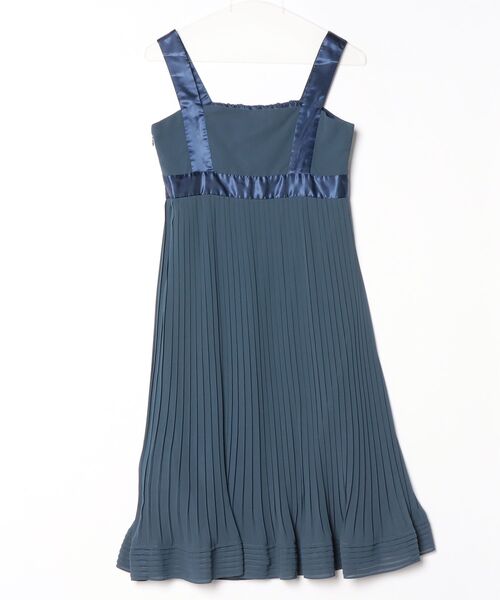 「ships little black」 ノースリーブワンピース MEDIUM ブルー レディース_画像2