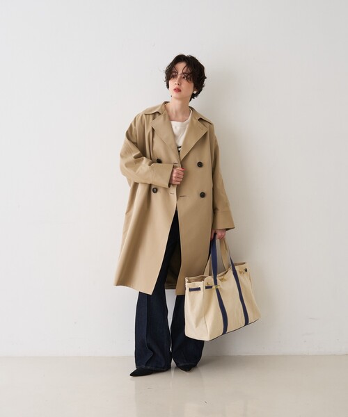 TICCA トレンチコート TICCA(ティッカ)｜【予約販売】テントトレンチコート/ベージュ の通販