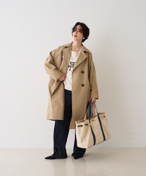 【美品】TICCA 別注 テントトレンチコート UNTITLED（アンタイトル） トレンチコート コート 「TICCA」miniテント