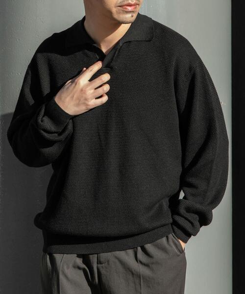 URBAN RESEARCH ROSSO MEN セーター ニット 「WEB限定」変形カノコ