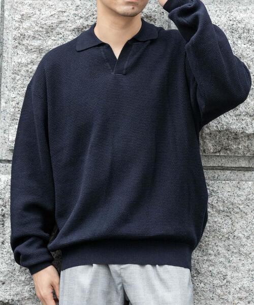 URBAN RESEARCH ROSSO MEN セーター ニット 「WEB限定」変形カノコ