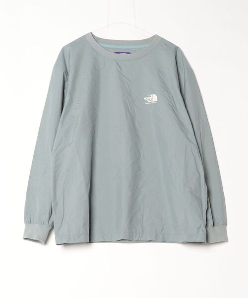 THE NORTH FACE PURPLE LABEL 「THE LABEL」 ワンポイント長袖Tシャツ 