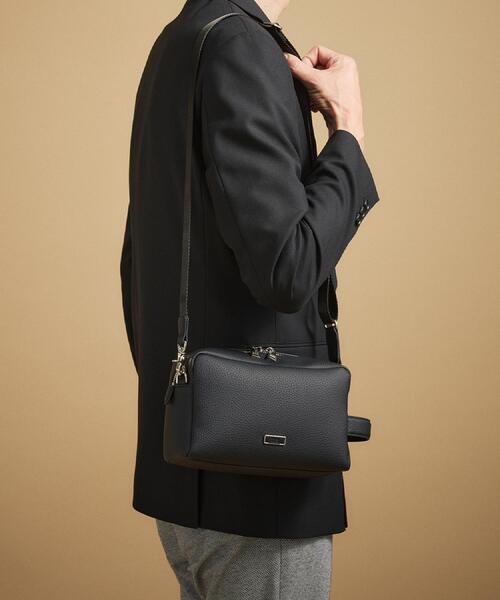タケオキクチ　ボストンバッグ　ビジネス　ショルダー　ハンド　2way レザー TAKEO KIKUCHI（タケオキクチ） バッグインバッグ ショルダーバッグ
