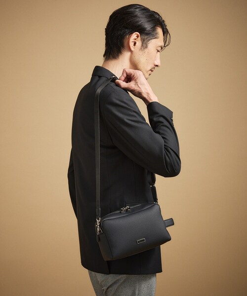 TAKEO KIKUCHI メンズショルダーバッグ（バッグ、小物素材：本革
