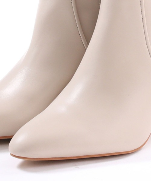 「ALUNE」 ロングブーツ 23.5cm アイボリー レディース_画像6