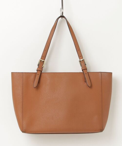 Tory Burch ブラウンレザートートバッグ TORY BURCH（トリーバーチ） トートバッグ - ブラウン レディース