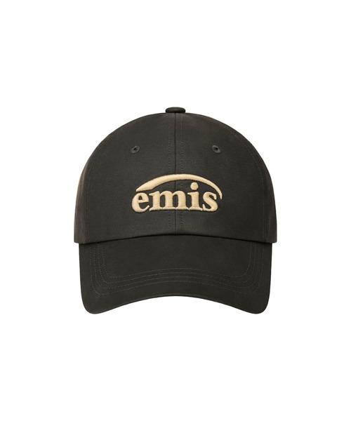 emis キャップ 帽子 WASHED FAUX LEATHER BALL CAP レディース メンズ