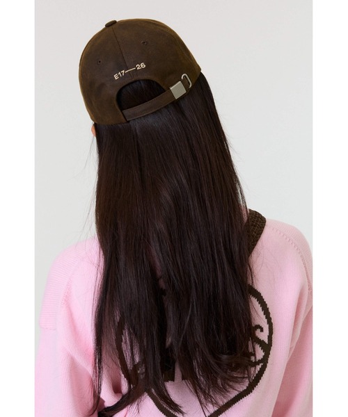 e Condo Washed Ball Cap キャップ　新品未使用 emis キャップ 帽子 WASHED FAUX LEATHER BALL CAP レディース メンズ