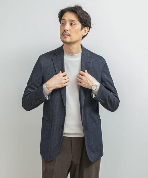 「URBAN RESEARCH DOORS」 テーラードジャケット 44 ネイビー メンズの画像