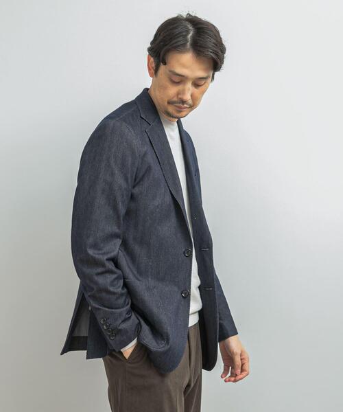 「URBAN RESEARCH DOORS」 テーラードジャケット 44 ネイビー メンズの画像