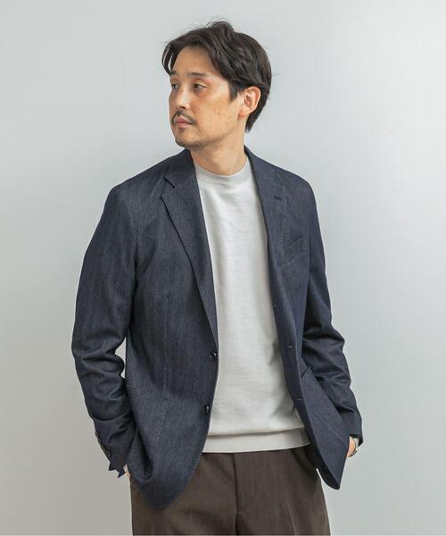 「URBAN RESEARCH DOORS」 テーラードジャケット 44 ネイビー メンズの画像