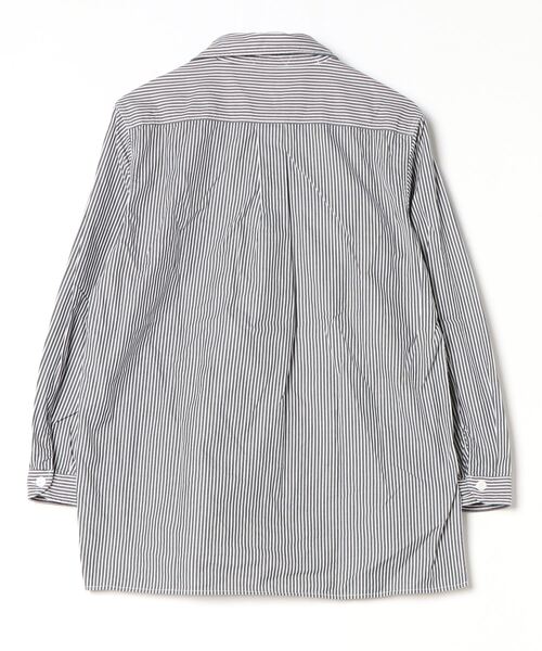 DANTON ダントン ストライプ 長袖シャツ 40 Danton（ダントン） 長袖シャツ 36 ブラック レディース : ZOZOTOWN