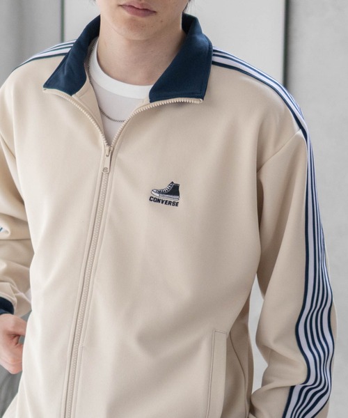 「CONVERSE」 ブルゾン L グレイッシュベージュ メンズ_画像5