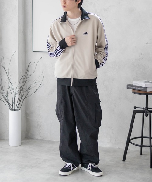 「CONVERSE」 ブルゾン L グレイッシュベージュ メンズ_画像6