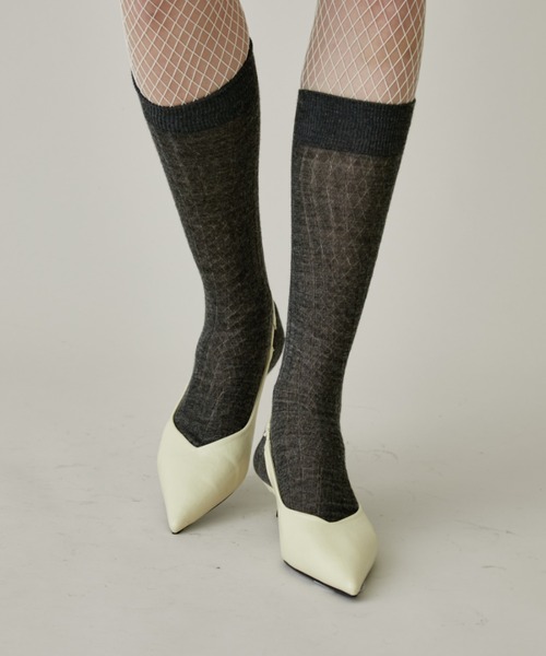 FUULLY STUDIO パンプス ミュール ポインテッドヒールミュールパンプス