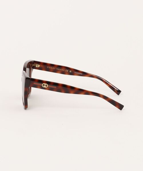 サングラス 「GUCCI/グッチ」スクエア サングラス GG2102S 002 54 ハバナ レディース メンズの画像