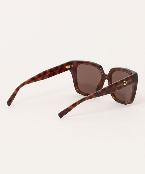 サングラス 「GUCCI/グッチ」スクエア サングラス GG2102S 002 54 ハバナ レディース メンズの画像