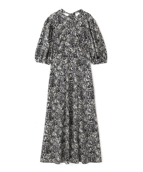 「JILL STUART」 7分袖ワンピース 4 ネイビー レディースの画像
